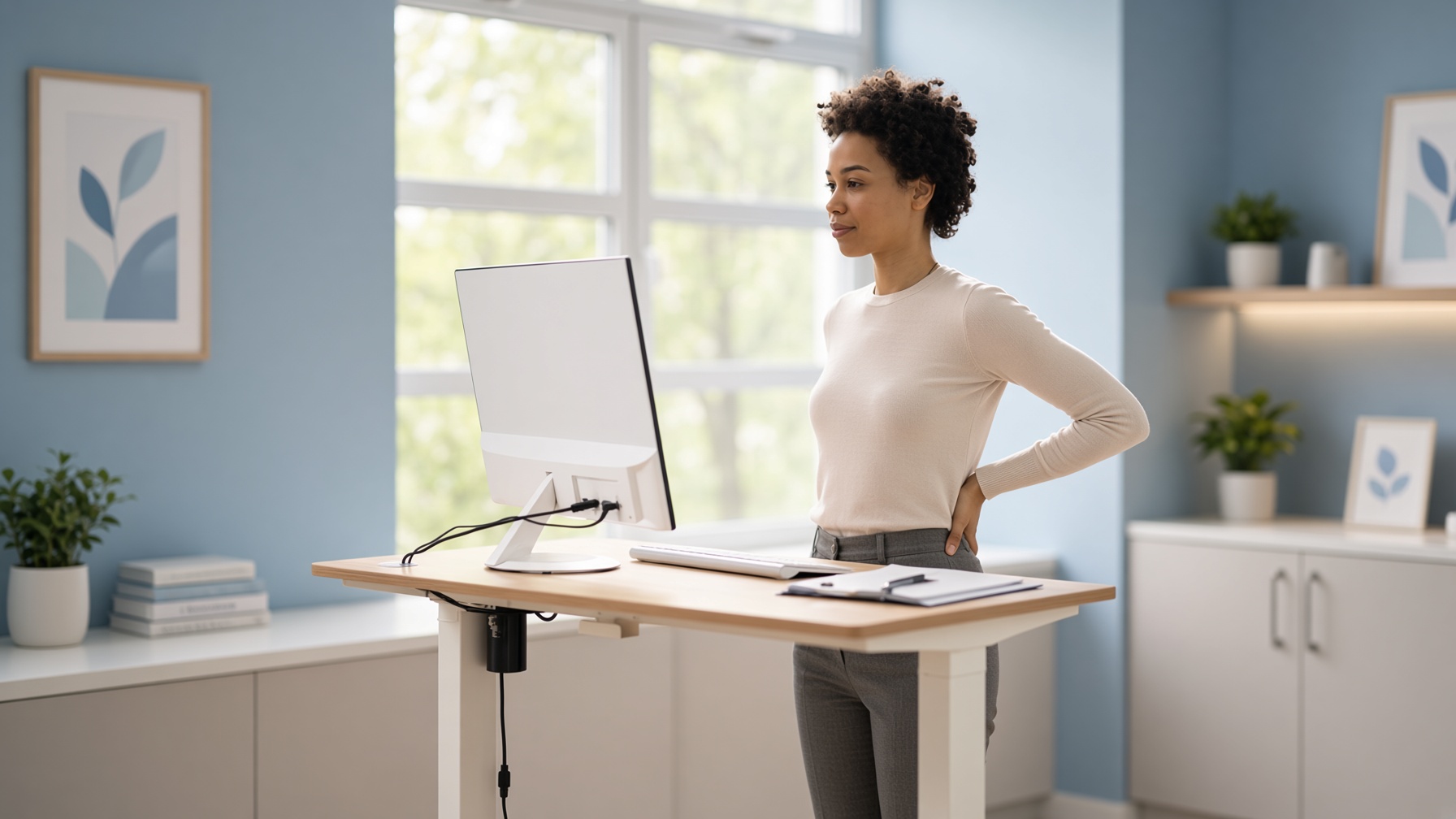 Sit-Stand Desks and Back Pain: Why the Desk Alone Won't Fix You